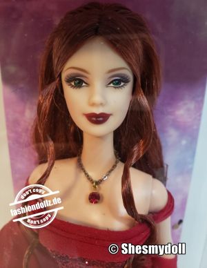 2003 The Birthstone Collection - 07 July Ruby Barbie #B3415