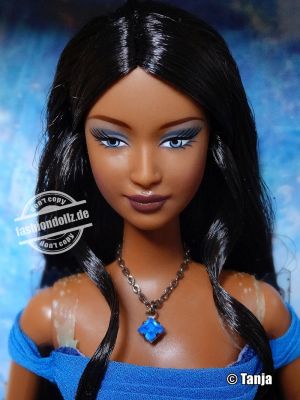 2003 The Birthstone Collection - September Sapphire Barbie AA C0579