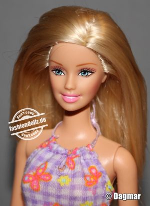 2004 Chic Barbie, lavender flower dress  #C6336