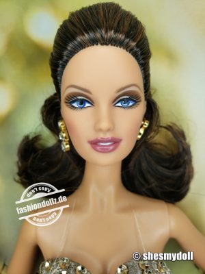 2005 Judith Lieber Barbie Brunette, #J3947 Platinum Label