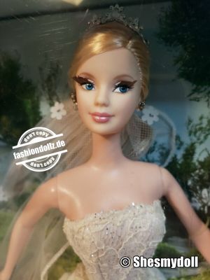 2006 Davids Bridal Romance Barbie  #K7943 Silver Label