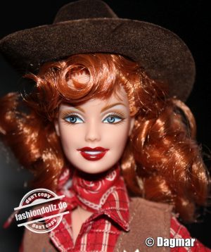 2006 Way Out West Barbie, redhead #J0934