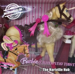 2007 Jumping Horse Tawny Barbie Playset #L4395 