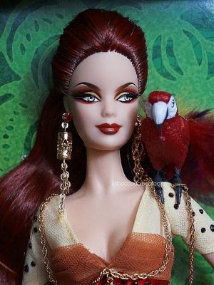 2008 The Scarlet Macaw Barbie  L9659 Gold Label