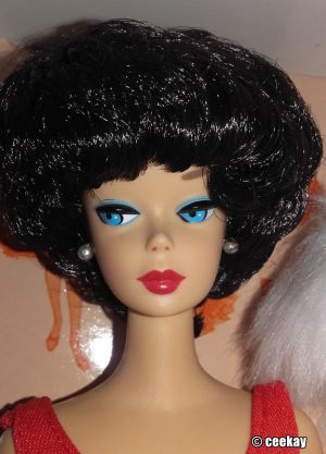 2009 50th Anniversary Brunette Bubblecut Barbie - Repro N4975