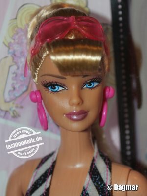 2009 Then and Now Bathing Suit Barbie 50th Anniversary #P6508