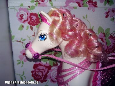 2010 Barbie Princess Horse, pink #V7347