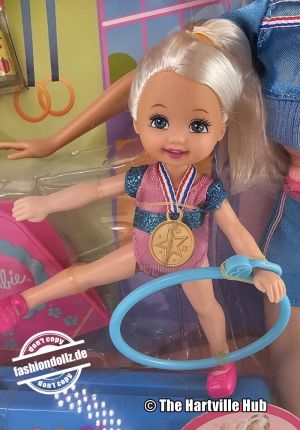 2010 I can be... Gymnastics Coach Barbie & Kelly Set #T4802 