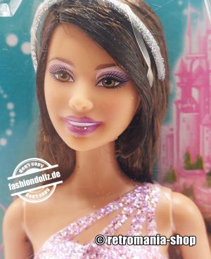 2010 Princess Party Barbie, brunette #T2459