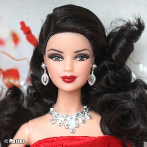 2012 Holiday Barbie, brunette  W3538