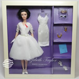 2012 Elizabeth Taylor Barbie - White Diamonds, Silkstone #       W3471