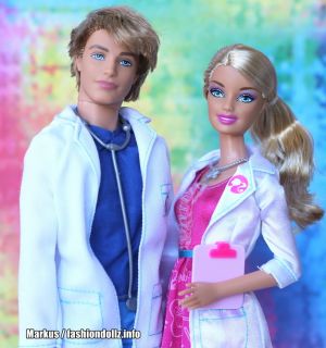 2012 I can be... Doctors Barbie & Ken Set  W1379
