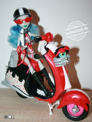 2012 Monster High Scooter Ghoulia Yelps   X4497