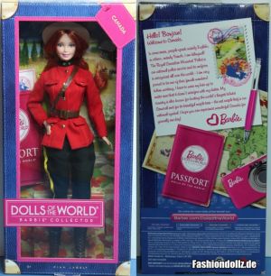 2013 Dolls of the World - Canada Barbie #X8422