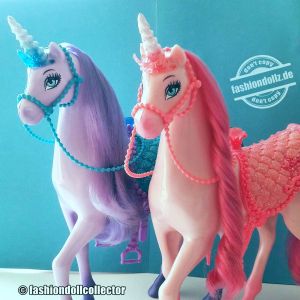 2014 Barbie Unicorn, purple #X9183, pink #X9182