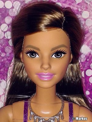 2016 Glitz Barbie - Purple Dress, brunette DGX84