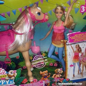 2016 Barbie & Her Sisters in a Puppy Chase -     Dancin' Fun Horse Barbie