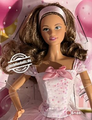 2016 Birthday Wishes Barbie, brunette #DGW33