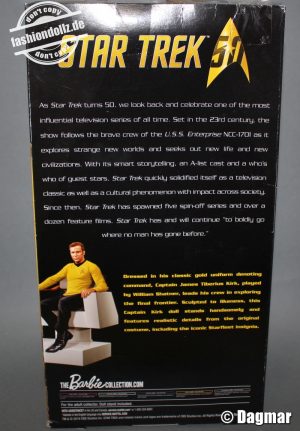 2016 Star Trek - Captain Kirk Ken Doll       #DGW69