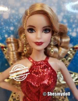 2017 Holiday Barbie, blonde #DYX39