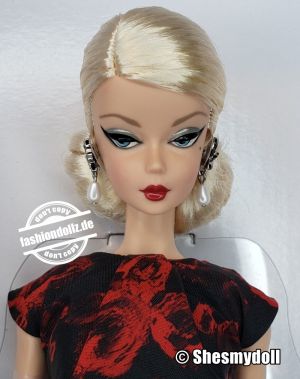 2018 Elegant Rose Cocktail Dress Silkstone Barbie #FJH77
