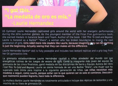 2018 Laurie Hernandez Barbie #  FJH69