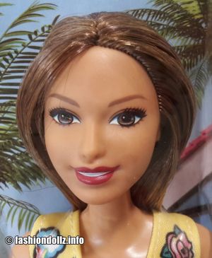 2018 Standard Fashion Barbie, yellow dress FJF17