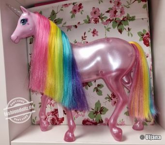 2020 Dreamtopia Magical Lights Unicorn Barbie Playset   #GWM78