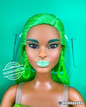 2022 Convention Doll - Chromatic Couture  Barbie, green