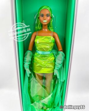 2022 Convention Doll - Chromatic Couture   Barbie, green