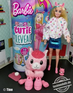 2022 Cutie Reveal Llama Barbie    #HJL60
