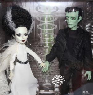 2022 Frankenstein & Bride of Frankenstein - Monster High Skullector Doll Set #   HDW25