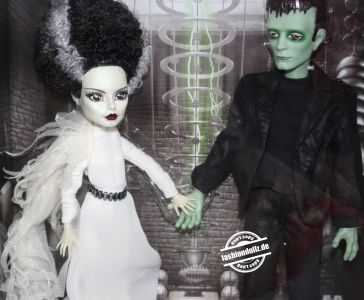 2022 Frankenstein & Bride of Frankenstein - Monster High Skullector Doll Set #     HDW25