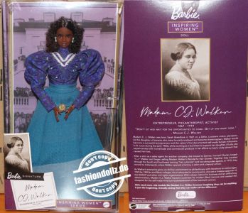 2022 Inspiring Women - Madam C.J. Walker Barbie #      HLM19