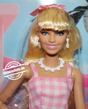 2023 Barbie The Movie - Barbie in Pink Gingham Dress #  HPJ96