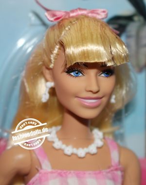 2023 Barbie The Movie - Barbie in Pink Gingham Dress #     HPJ96