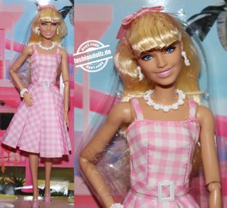 2023 Barbie The Movie - Barbie in Pink Gingham Dress #      HPJ96