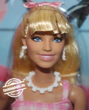 2023 Barbie The Movie - Barbie in Pink Gingham Dress #       HPJ96