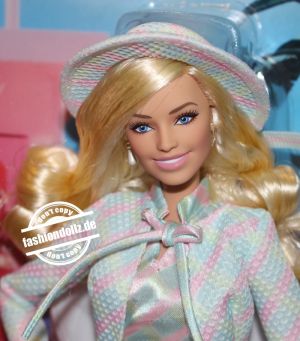 2023 Barbie The Movie - Barbie in Plaid Matching Set #        HRF26
