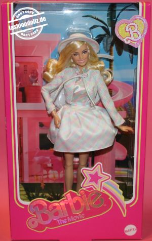 2023 Barbie The Movie - Barbie in Plaid Matching Set #         HRF26