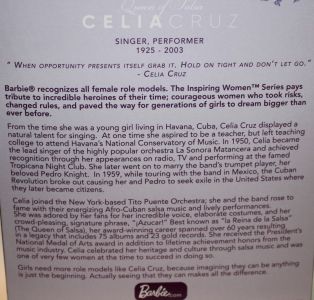 2023 Inspiring Women - Celia Cruz Barbie #          HJX31