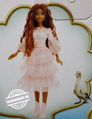 2023 Mattel Disney The little Mermaid, Ariel on land, pink dress #HPD90