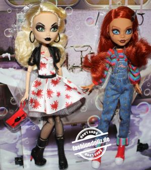 2023 Monster High Skullector - Chucky & Tiffany Dolls #         HKY84