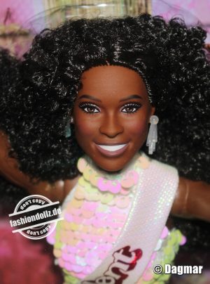 2025 Barbie The Movie - Disco President Barbie     #JBJ55