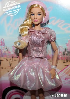 2025 Barbie The Movie Pink Puffy Dress     #JBJ53