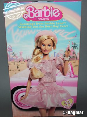 2025 Barbie The Movie Pink Puffy Dress         #JBJ53