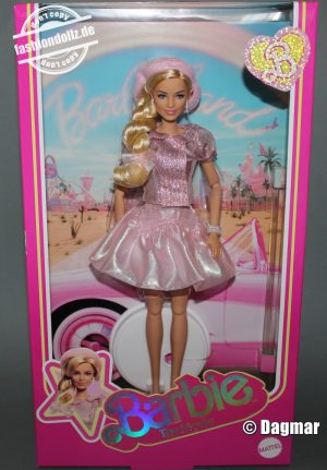 2025 Barbie The Movie Pink Puffy Dress          #JBJ53