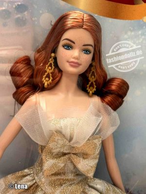 2025 Holiday Barbie, redhead #JBJ04