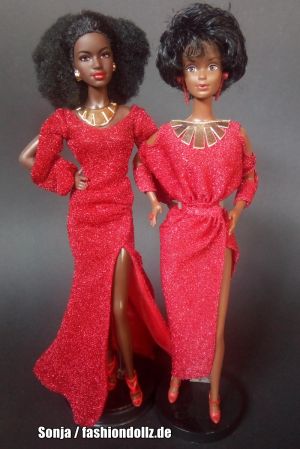 2020          Black Barbie & 1980 Black Barbie #1293