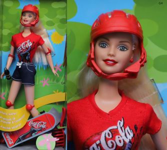2001 Coca-Cola Barbie - Fun Skateboard #52717